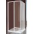 BOX CIAO CM.70-80 ANG 4 ANTE CROMO CRISTALLO TRASPARENTE SAMO