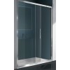 BOX EUROPA PORTA SCORREVOLE A 2 ANTE SAMO 116/122  B7883 ULUAS CROMO CRISTALLO SATINATO ACQUA MM.6