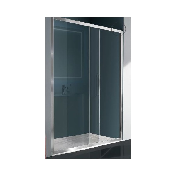 BOX EUROPA PORTA SCORREVOLE A 2 ANTE SAMO 96/102 B7880 ULUTR CROMO CRISTALLO TRASPARENTE