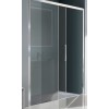 BOX EUROPA SP  PORTA SCORREVOLE A 2 ANTE SAMO 130/135  B7985 ULUTR CROMO CRISTALLO TRASPARENTE