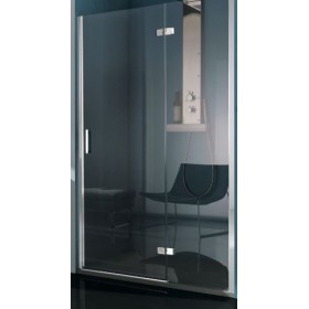 BOX GRAN  POLARIS PORTA   UNA APRIBILE A BATTENTE IN FUORI 107,5-111 CROMO CRISTALLO TRASPARENTE CON TRATTAMENTO STAR CLEA INCLU