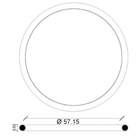 ANELLO ORING OR161 X SEDE ESTRAIBELE X CASS.INC.RAME PUCCI PUCC9096