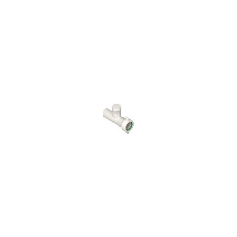 CANOTTO CON AREATORE ANTISVUOTAMENTO SIFONE D.40 CM25 ABS BIANCO