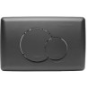 PLACCA 2PULSANTI GRIGIO OPACA X CASSETTA INCASSO VECCHIO TIPO FAISMILANI 5.102.810.SM0