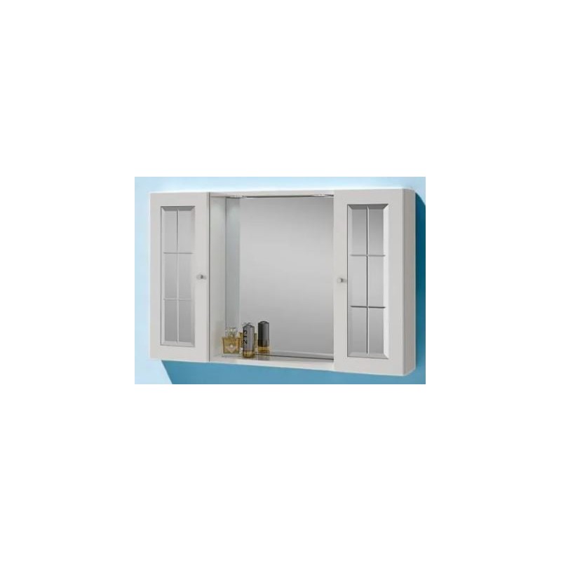 SPECCHIO CON 2 ANTE  E ILLUMINAZIONE CM. 94,5  TIZIANA