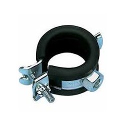 COLLARE FERMATUBO  1/2  CON GOMMA EPDM ISOFONICA COPPIA