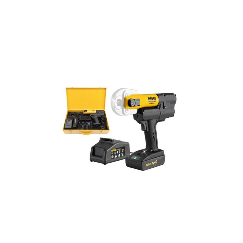 PRESSATRICE BATTERIA CON CINQUE INSERTI 16, 20, 26,32,40 TH MINI  REMS
