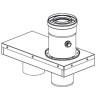 ADATTATORE DA SDOPPIAT A KIT   FUMI TRADIZIONALE  PER RINNAI A CONDENSAZIONE