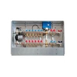 CENTRALE APETHERM CONFORT CLIMATIC PREMONTATA IN CASSETTA COMPOSTA DA COPPIA COLLETTORE FLOOR DI DISTRIBUZIONE FLUSSI  1X 8 VIE 