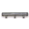 COLLETTORE ACCIAIO INOX 304 DA 11/2  7 POSTI DA 1/2 PER CONTATORI ACQUA