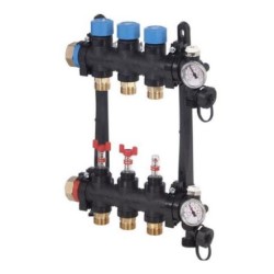 COLLETTORE Poliammide 1 VARIO M con flussimetri   1X 3 VIE 3/4 COPPIA UPONOR