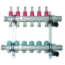 COPPIA COLLETTORE FLOOR DI DISTRIBUZIONE FLUSSI VALVOLA DIR BYPASS 109D 3/4 D.50