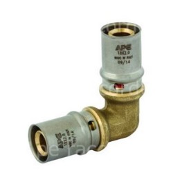 GOMITO DOPPIO A 90° 63X63 MULT. A PRESSARE APL
