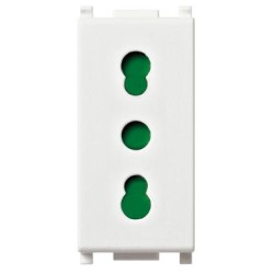 PRESA BIPASSO 10/16A 250V VIMAR PLANA