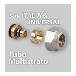 RACCORDO  TUBO MULTISTRATO 16X2 DA 1/2 SR
