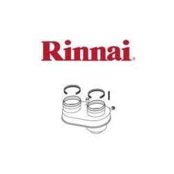 SDOPPIATORE  FUMI PER SCALDABAGNO  RINNAI DA 80 / 125 A 80 / 80 PROFFESIONALE