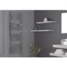 TERMOARREDO LISA ELETTRICO  STANDARD BIANCO 116 x 40 CON TERMOSTATO   DIGITALE ECO