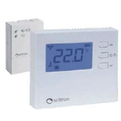 TERMOSTATO DIGITALE SEITRON CON WIFI S/FILI COMPLETO DI RICEVITORE