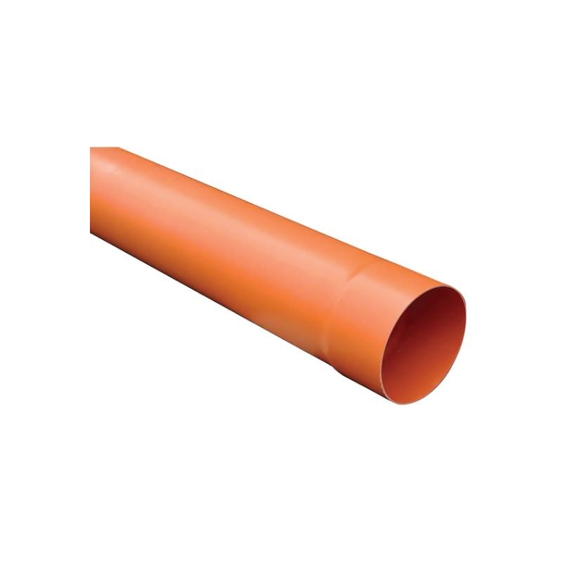 TUBO PVC D.200 MT.3 (Al pezzo) ARANCIO