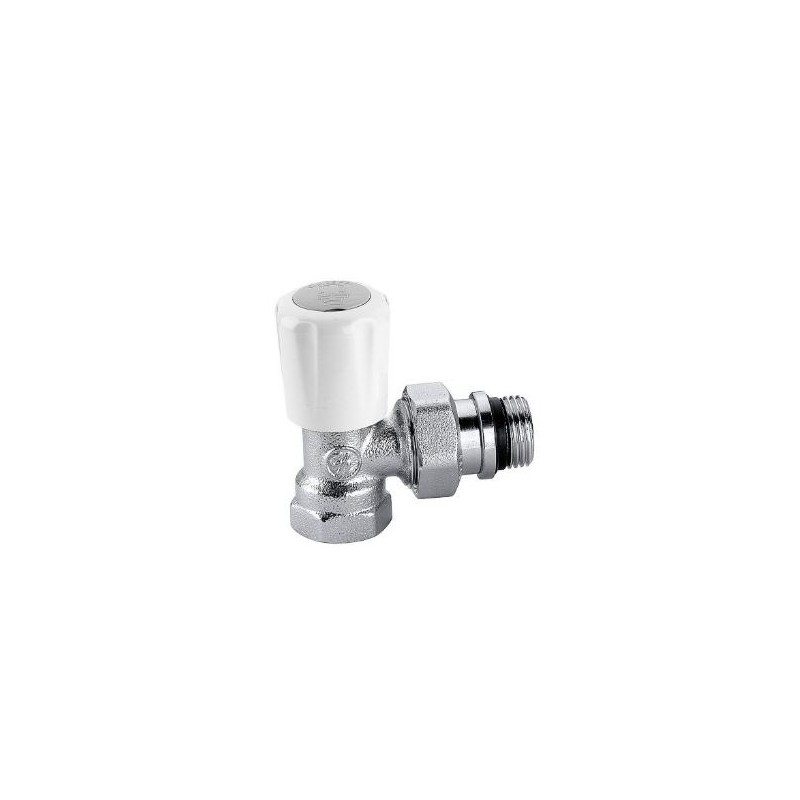 VALVOLA TERMOSTATIZZABILE CALEFFI ANGOLO RAME 3/8+ DETENTORE ANGOLO FERRO 3/8 + TESTA TERMOSTATICA