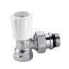 VALVOLA TERMOSTATIZZABILE CALEFFI ANGOLO RAME 3/8+ DETENTORE ANGOLO FERRO 3/8 + TESTA TERMOSTATICA