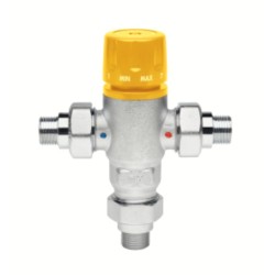 MISCELATORE TERMOSTATICO DA 1/2,TEMPERATURA MAX INGRESSO 100°C 262040 caleffi