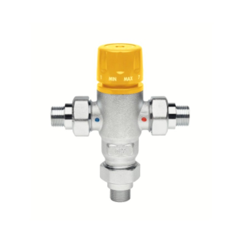 MISCELATORE TERMOSTATICO DA 1/2,TEMPERATURA MAX INGRESSO 100°C 262040 caleffi