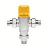 MISCELATORE TERMOSTATICO DA 1/2,TEMPERATURA MAX INGRESSO 100°C 262040 caleffi