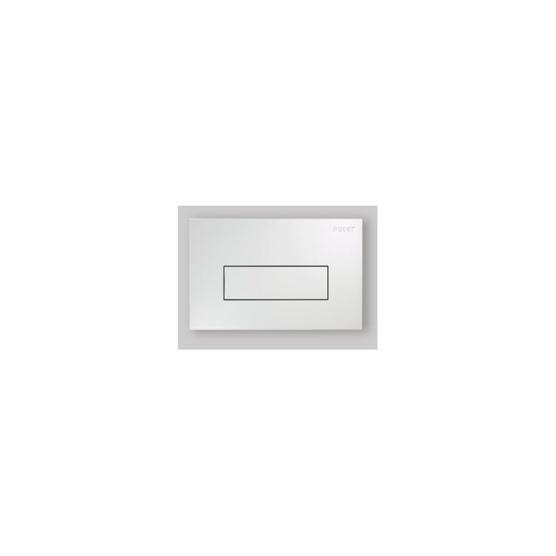 PLACCA COMANDO PUCCI  ECO MODELLO LINEA 4,7 MONOTASTO BIANCA 80130660 28X18