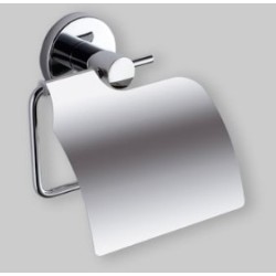 PORTA CARTA IGIENICA CHIUSO FELCE  CROMO