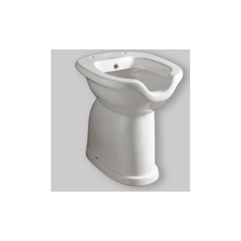 VASO BIDET DISABILE CONFORT CON EROGATORE  SCARICO PAVIMENTO