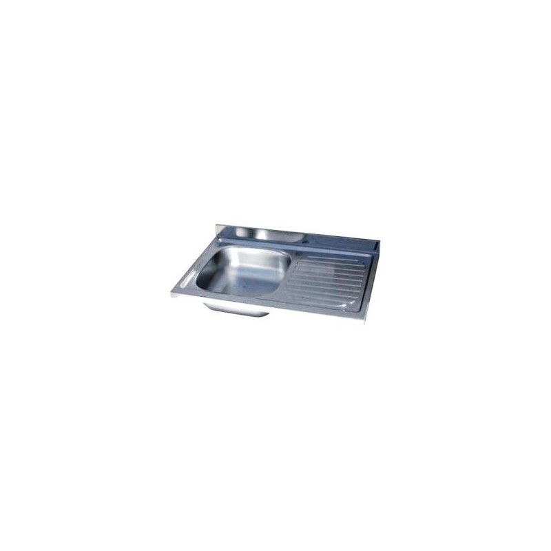 LAVELLO SERIE APPOGGIO ROSSANA 120X60 1 VASCA SX SGOCCIOLATOIO DX INOX