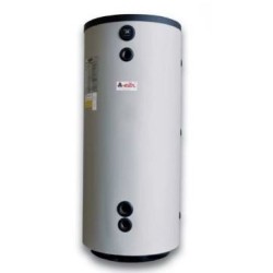 BOLLITORE VETRIFICATO VERTICALE  COIBENTATO IN POLIURETANO 800 LT CON DUE SERPENTINO FISSO ELBI BST-800