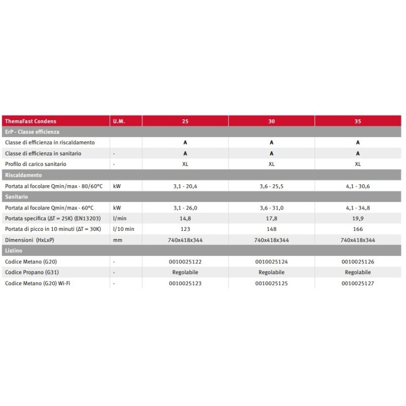 CALDAIA CONDENSAZIONE HERMANN ThemaTek Condens 24 KW