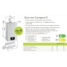 CALDAIA CONDENSAZIONE BAXI DUO-TEC COMPACT E 28 GA ERP KW METANO COMPRESO KIT FUMI STANDARD
