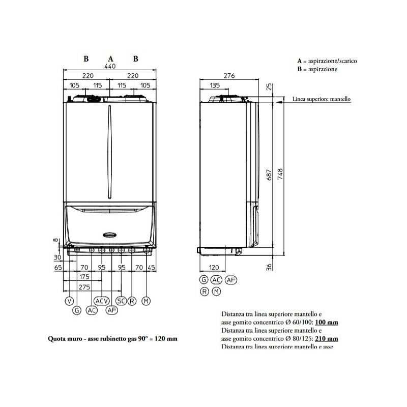 CALDAIA CONDENSAZIONE IMMERGAS ERP VICTRIX MAIOR TT PLUS 35 KW METANO