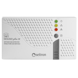 RILEVATORE GAS METANO E BIOSSIDO DI CARBONIO SEITRON DOUBLE SEGUGIO