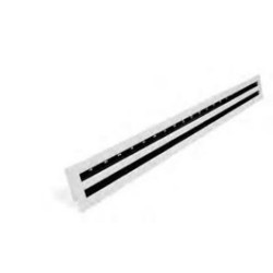 DIFFFUSORI LINEARI  BCO 2 FER L 800 EDFLB 20 RAL 9016 C/DEFLETTORI BIANCHI