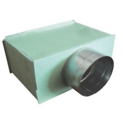 PLENUM X BOCCHETTA DI  MANDATA X CANALIZZATO 400 X 150 US.160 H 25