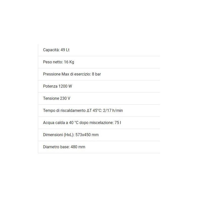 SCALDABAGNO ELETTRICO ARISTON FAIT  LT 50 VERTICALE FLANGIATO GARANZIA 2 ANNI