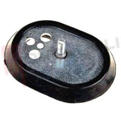 GUARNIZIONE E FLANGIA .OVALE ARIS.50/80LT 2 ANNI PERNO LUNGO