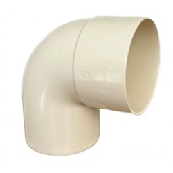 CURVA PVC D.200-90°MF AVORIO