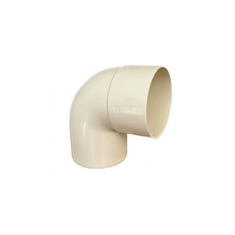 CURVA PVC D.200-90°MF AVORIO