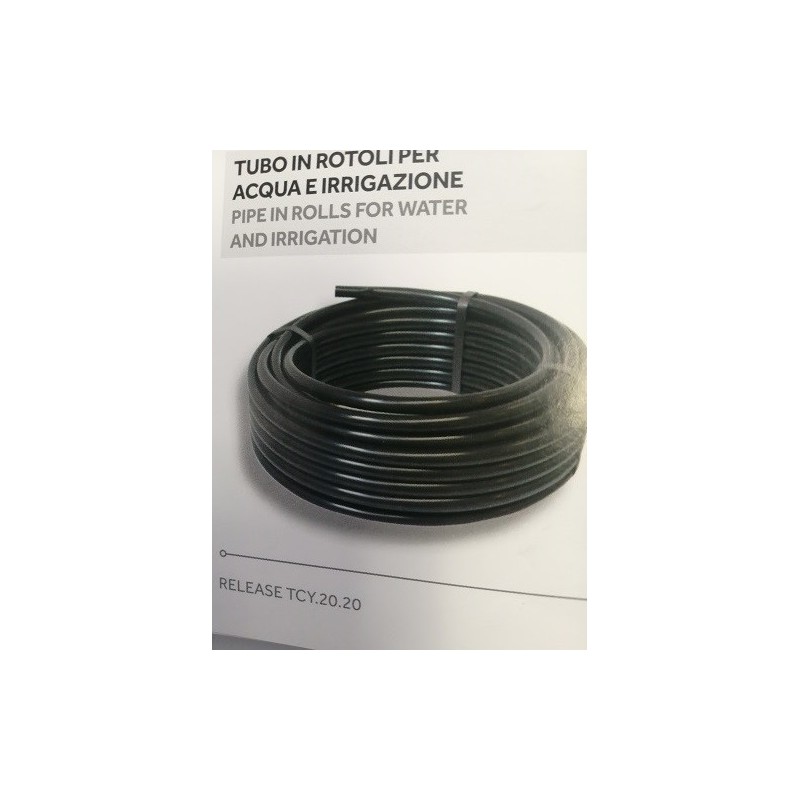 Tubi POLIETILENE PN 16 ACQUA POT.D.90 ROTOLI PREZZO AL MT.