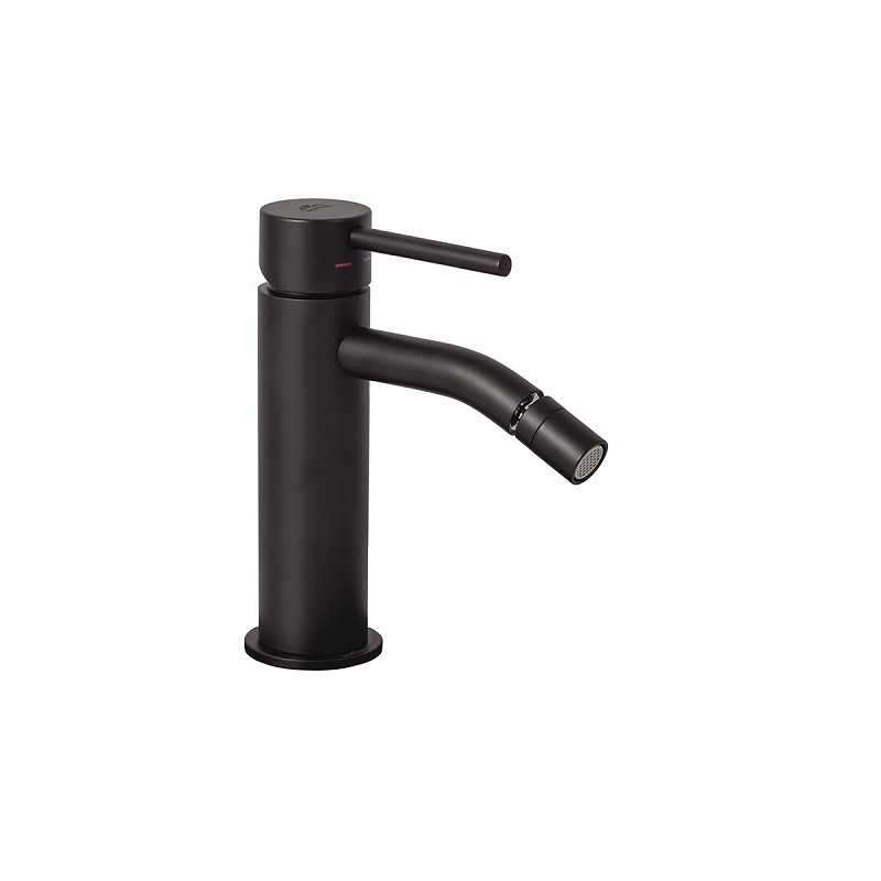 MISCELATORE LAVABO DELFI S/SCARICO NERO OPACO