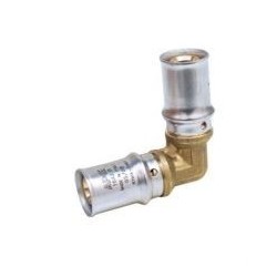 GOMITO DOPPIO A 90° 50X50 MULT. A PRESSARE