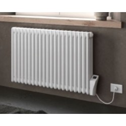RADIATORE ARDESIA DA 21 EL.  H 600 L.982  3 COLONNE ELETTRICO
 BIANCO
