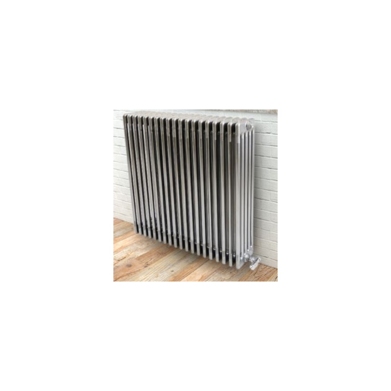 RADIATORE ARDESIA DA 9 EL. COLONNE 2 H.656 INT.600 ALL.1 LAT.3/8 GRIGIO METALLIZZATO R27