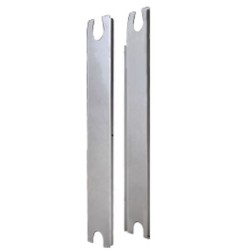 FIANCHETTI PER RADIATORI BLITZ B4 BIANCHI PER INTERASSE 600