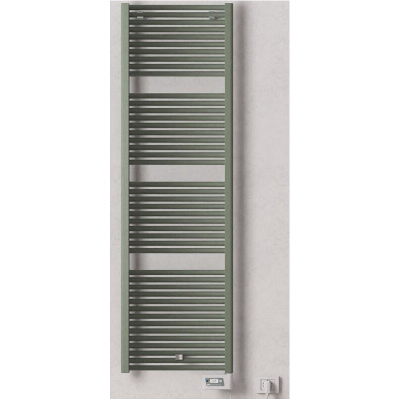 TERMOARREDO CROMO ELETTRICO CON TERMOSTATO AMBIENTE 1160 x 500 LISA 22